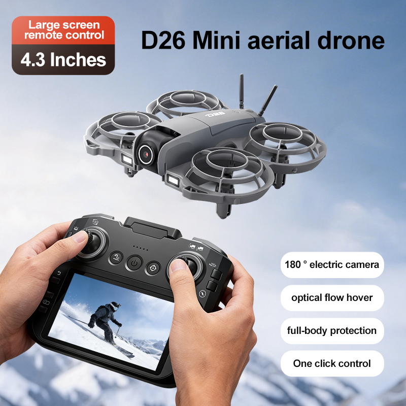 Drone D26 4K Aéreo HD 180 °    - Drone Battery Adapter avaliação e preço